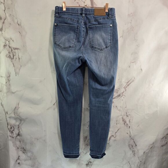 Judy Blue Jeans Womens 5 27 Skinny Fit Jogger Pull On High Rise Crop Frayed - Picture 5 of 12